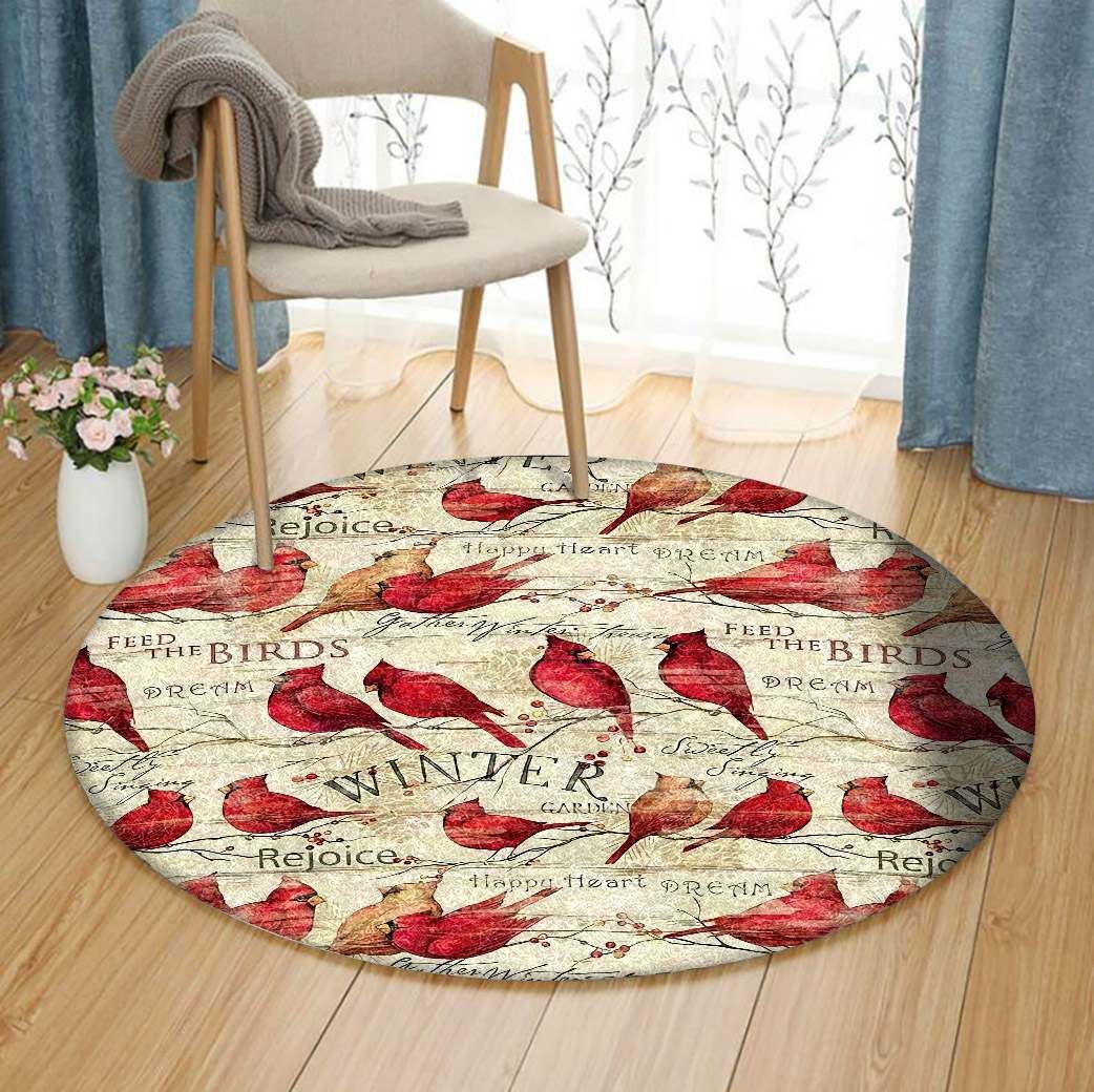 Cardinal Round Carpet