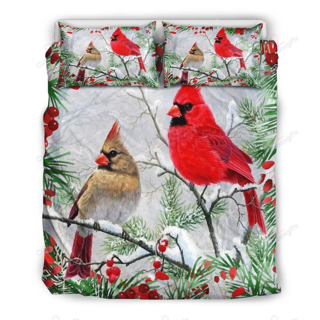Cardinal Winter Bedding Set