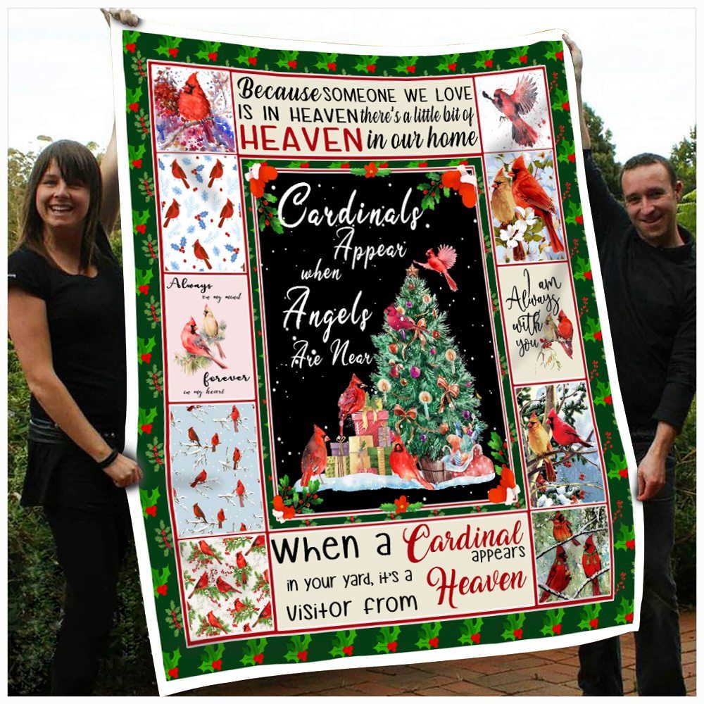 Cardinals Appear When Angels Are Near Quilt Blanket DHC291147VT