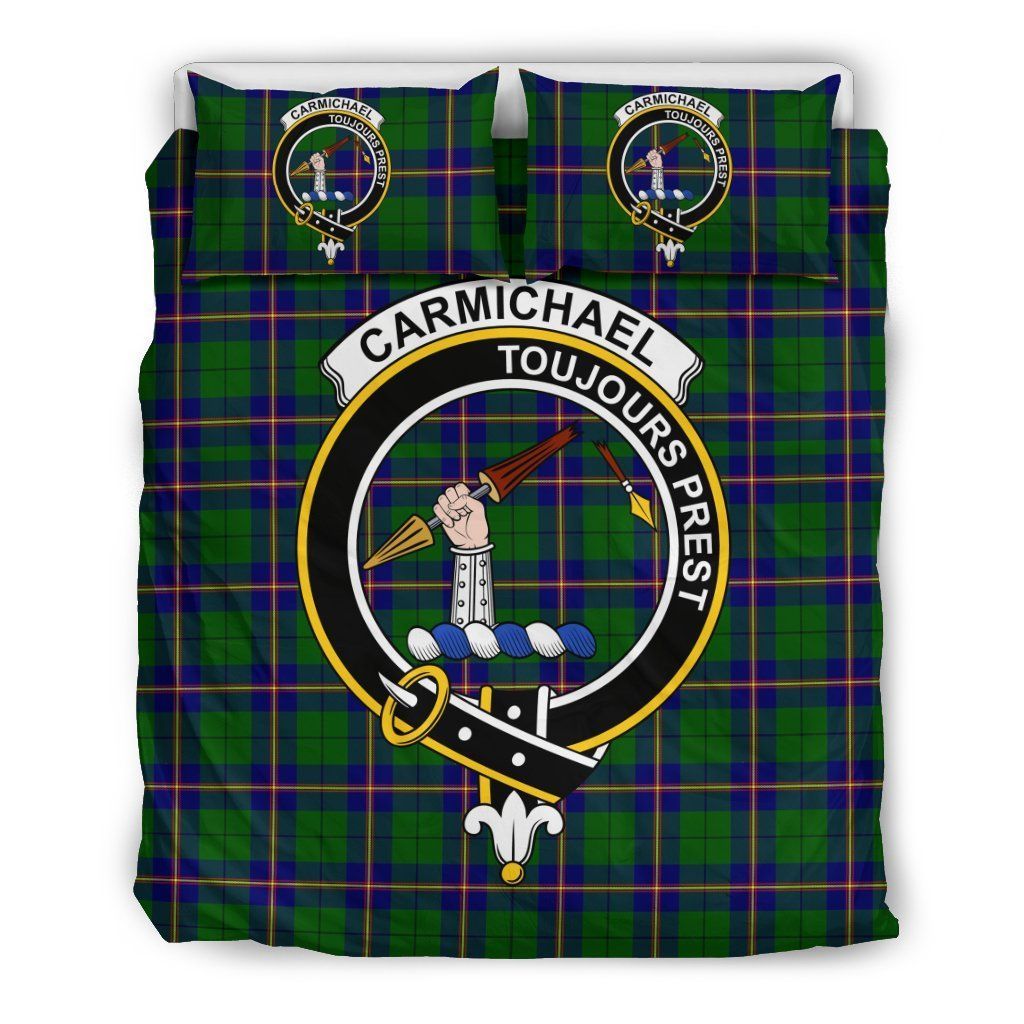 Carmichael Clan Badge Tartan Bedding Set