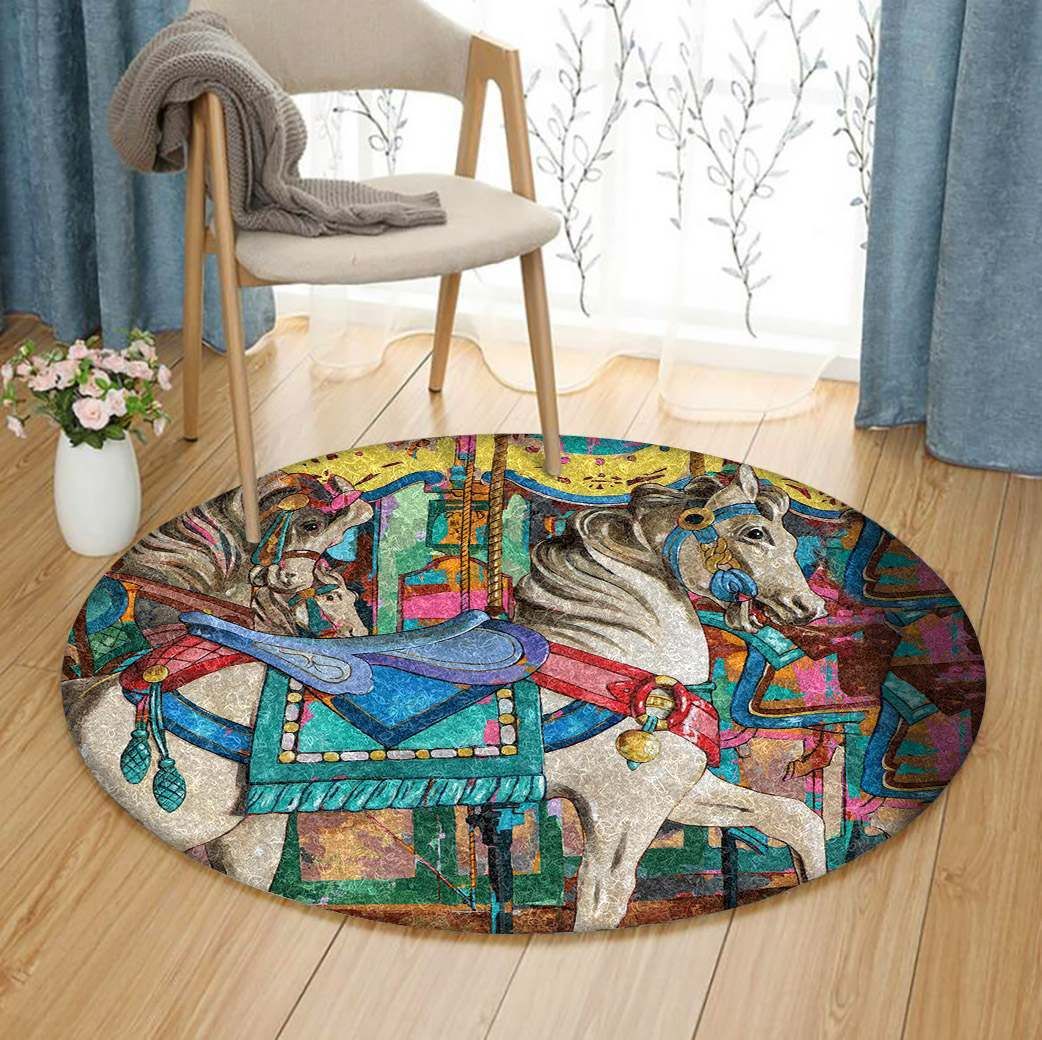 Carousel Round Carpet
