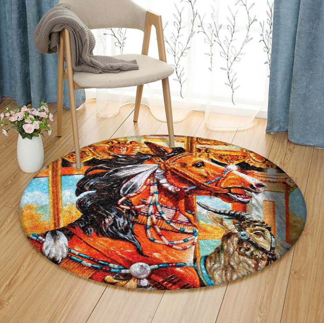 Carousel Round Carpet