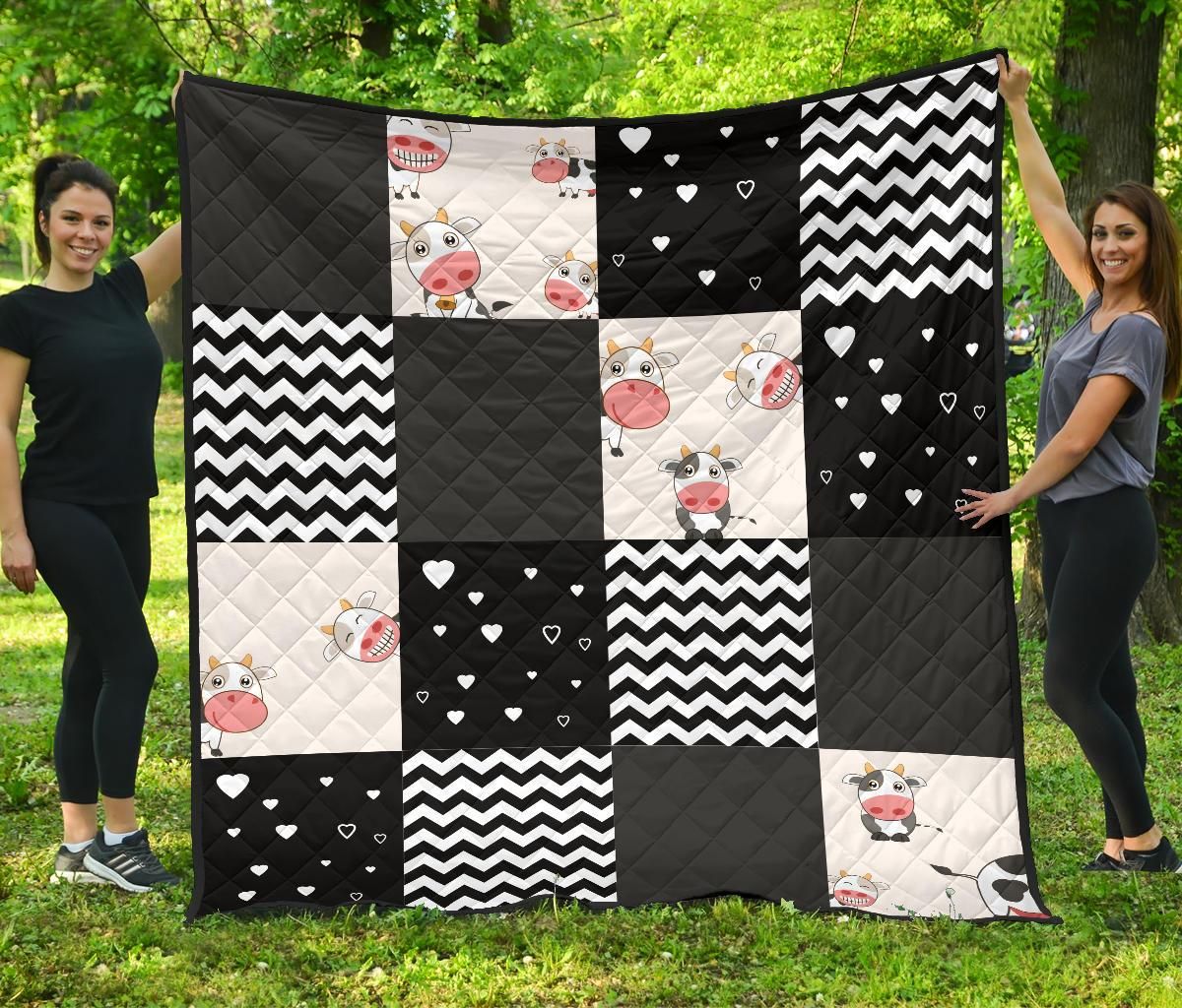 Cartoon Cow Quilt Cow Lovers DHC02012063TD