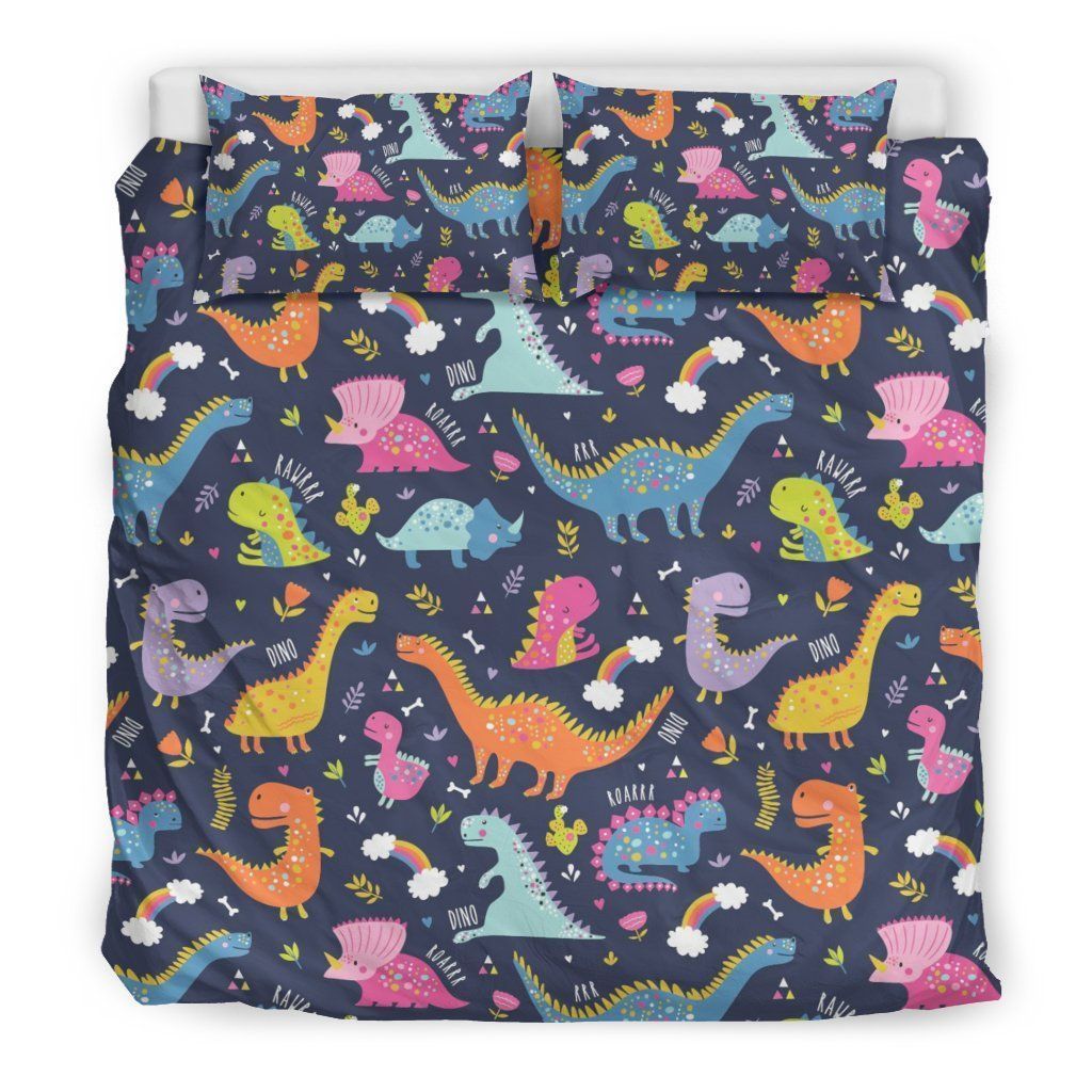 Cartoon Dinosaur Bedding Set