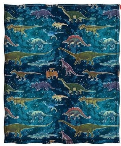 Cartoon Dinosaur Sherpa Fleece Blanket