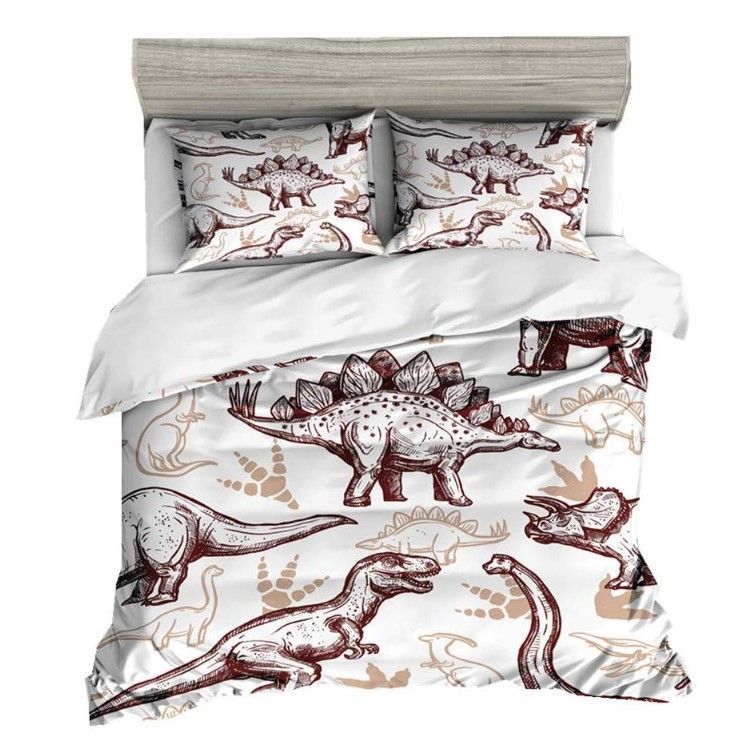 Cartoon Dinosaur Bedding Set