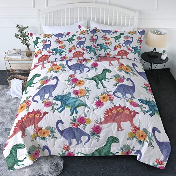 Cartoon Dinosaur Patterns Bedding Set