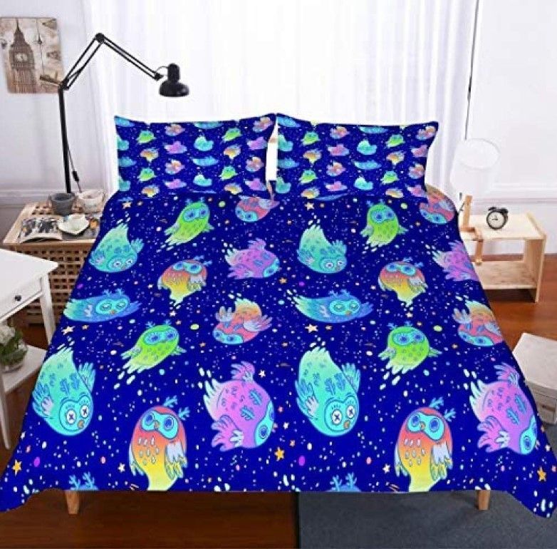 Cartoon Owl Bedding Set