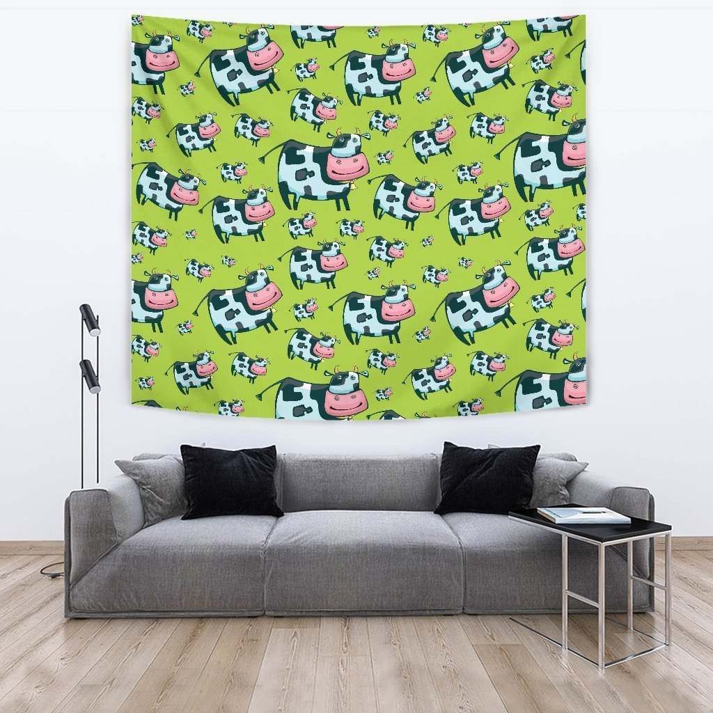 Cartoon Smiley Cow CL17100051MDT Tapestry