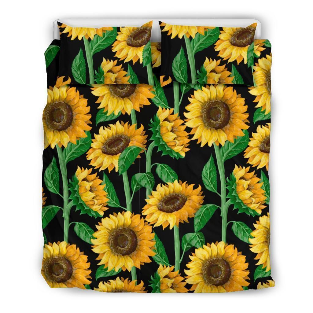 Cartoon Sunflower Bedding Set