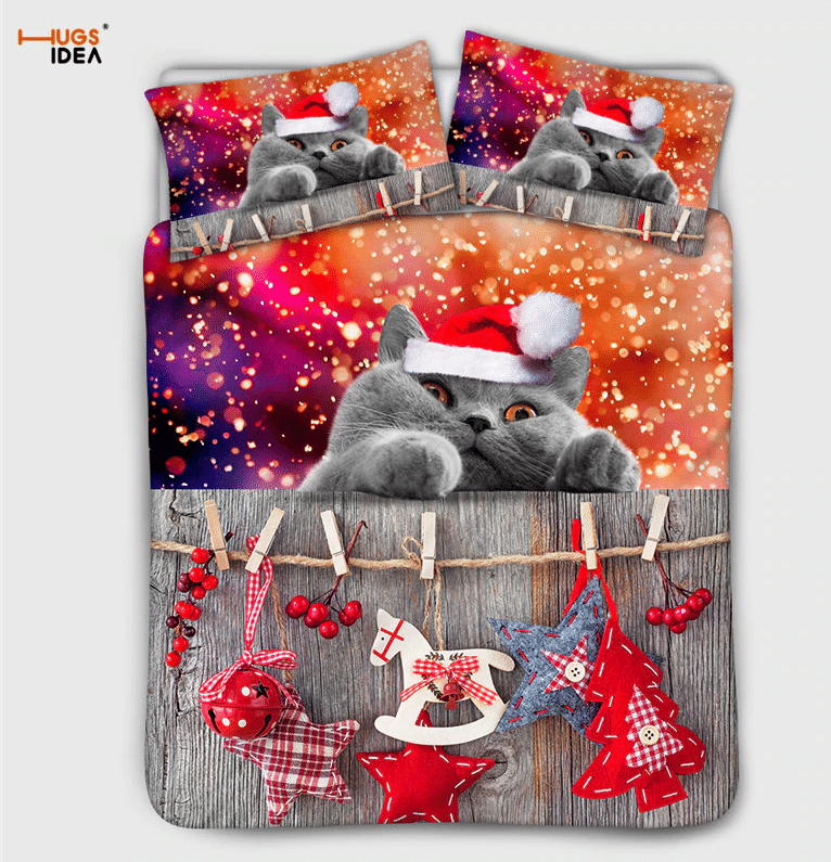 Cat 3D Bedding Set