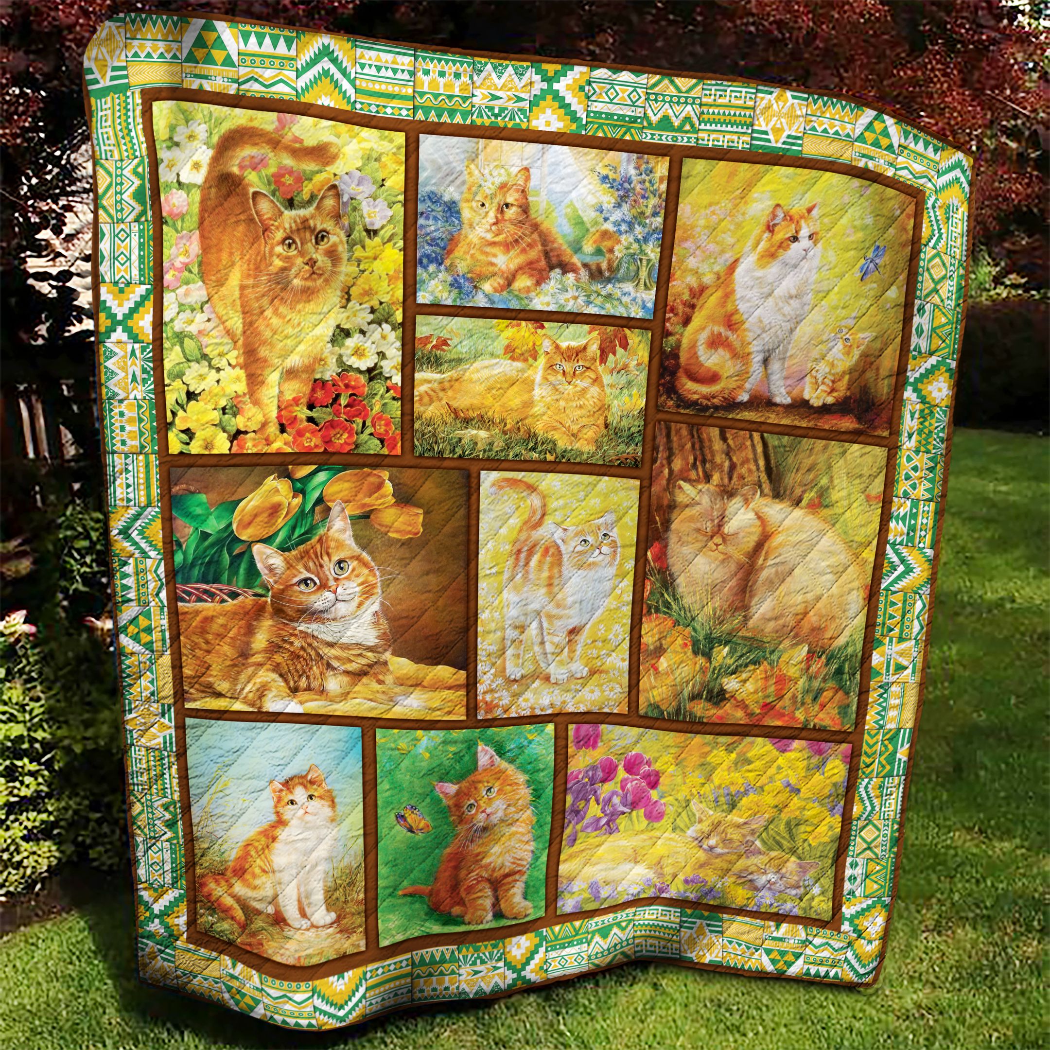 Cat AAA230910TA Quilt Blanket