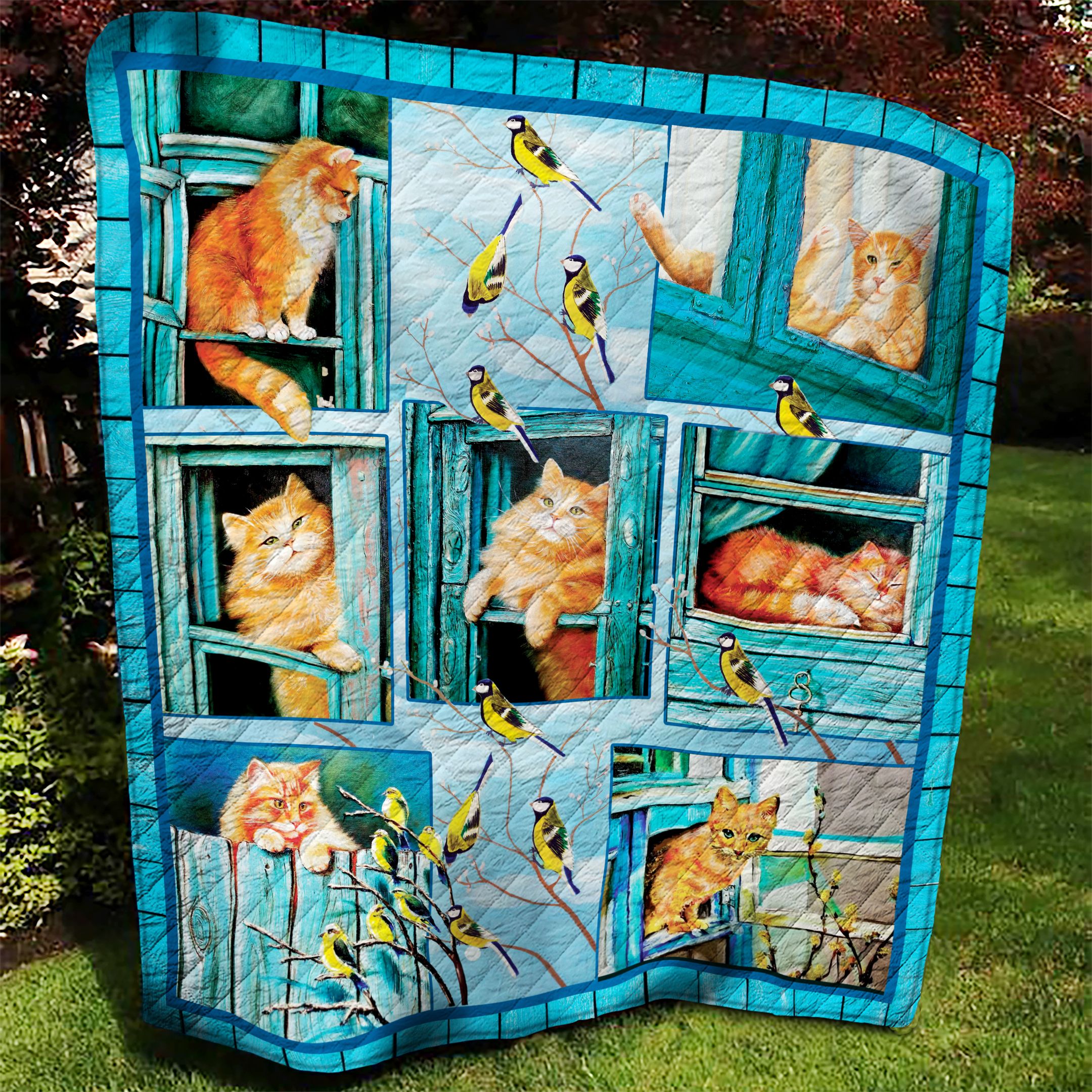Cat AAA230911TA Quilt Blanket