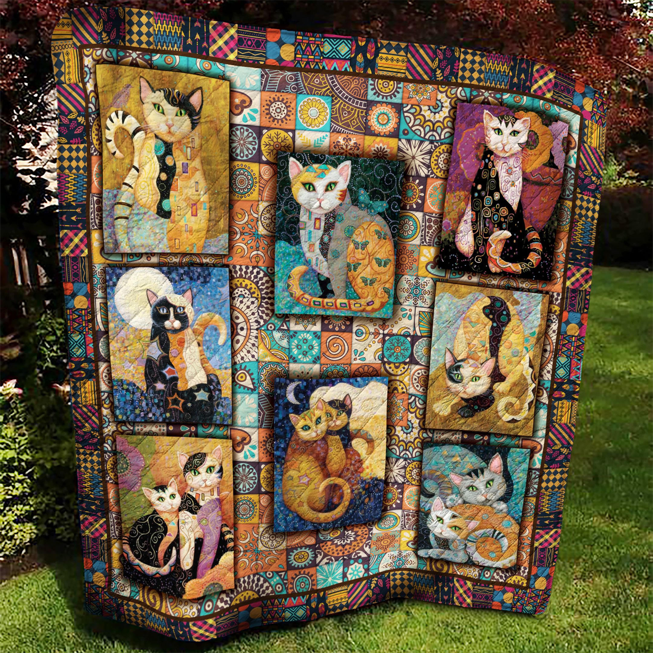 Cat AAA230914TA Quilt Blanket