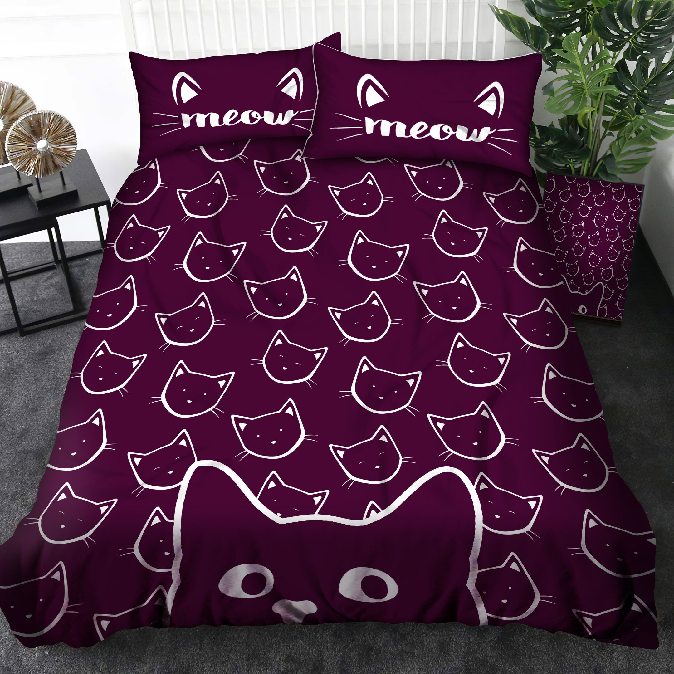 Cat Bedding Set