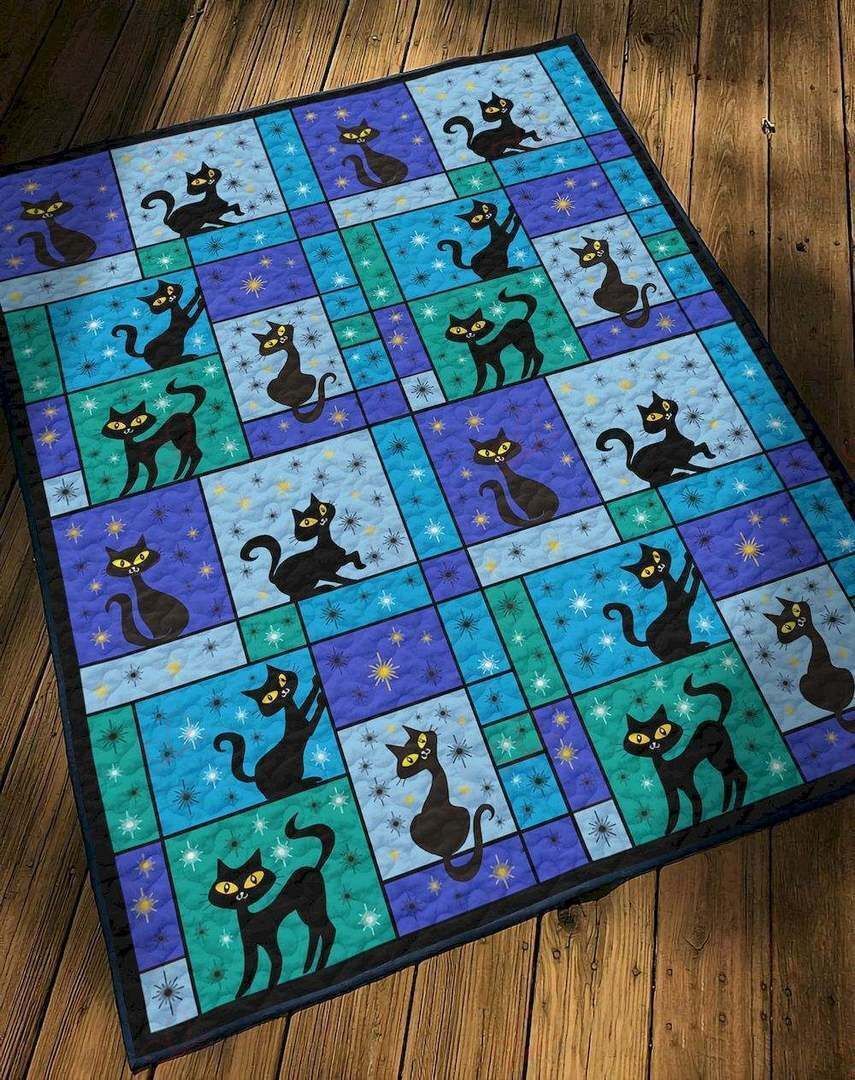 Cat AM2309337CL Quilt Blanket