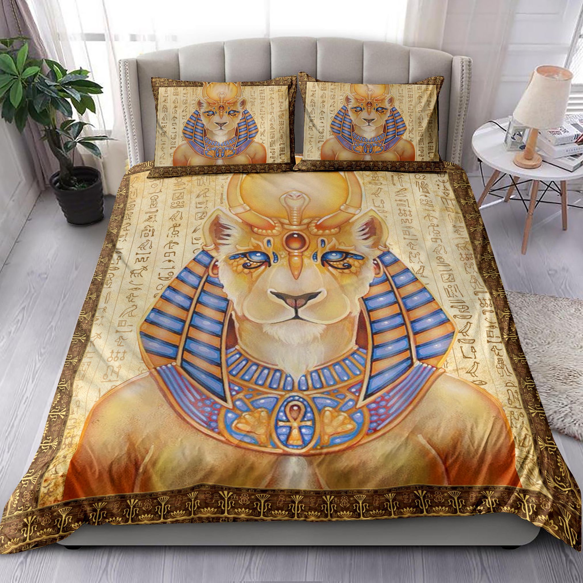 Cat Ancient Egypt Bedding Set