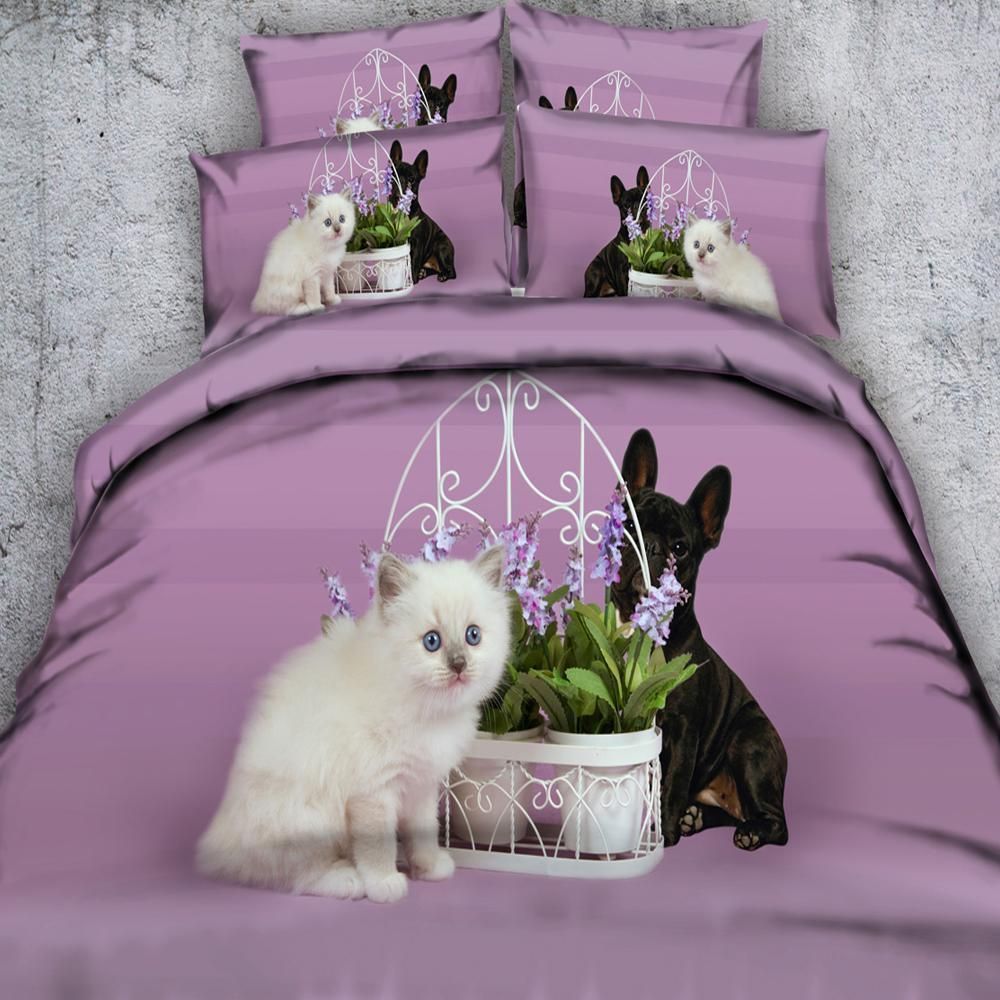 Cat And Dog Bedding Set