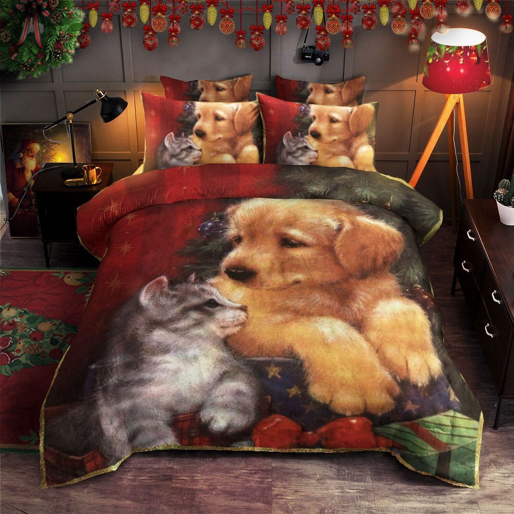 Cat And Dog Bedding Set
