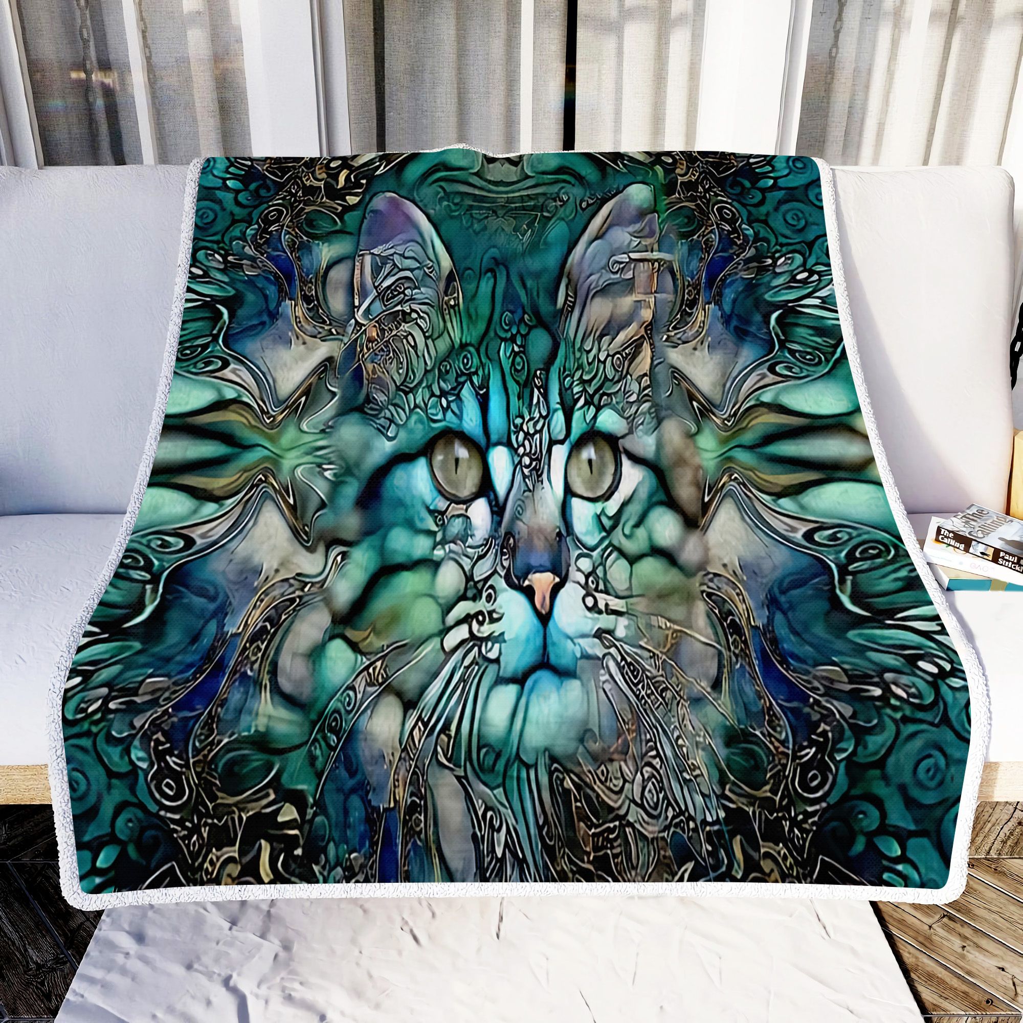 Cat Art Fleece Blanket