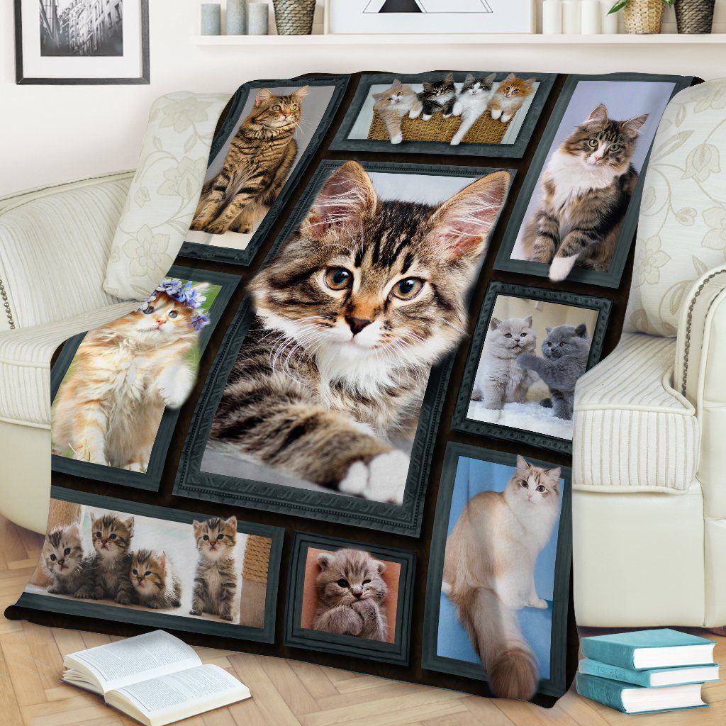 Cat Beauty Sherpa Fleece Blanket