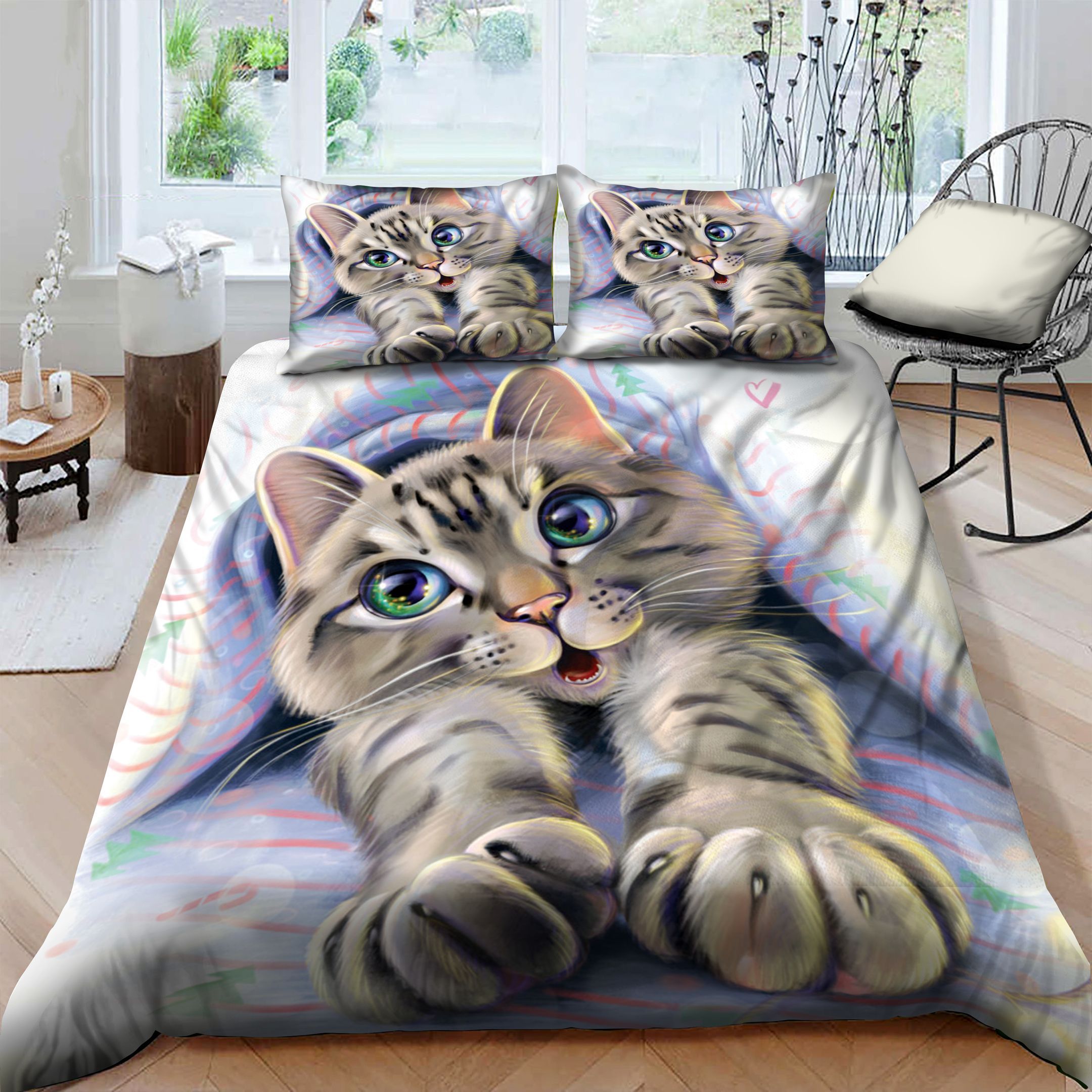 Cat Bedding Set