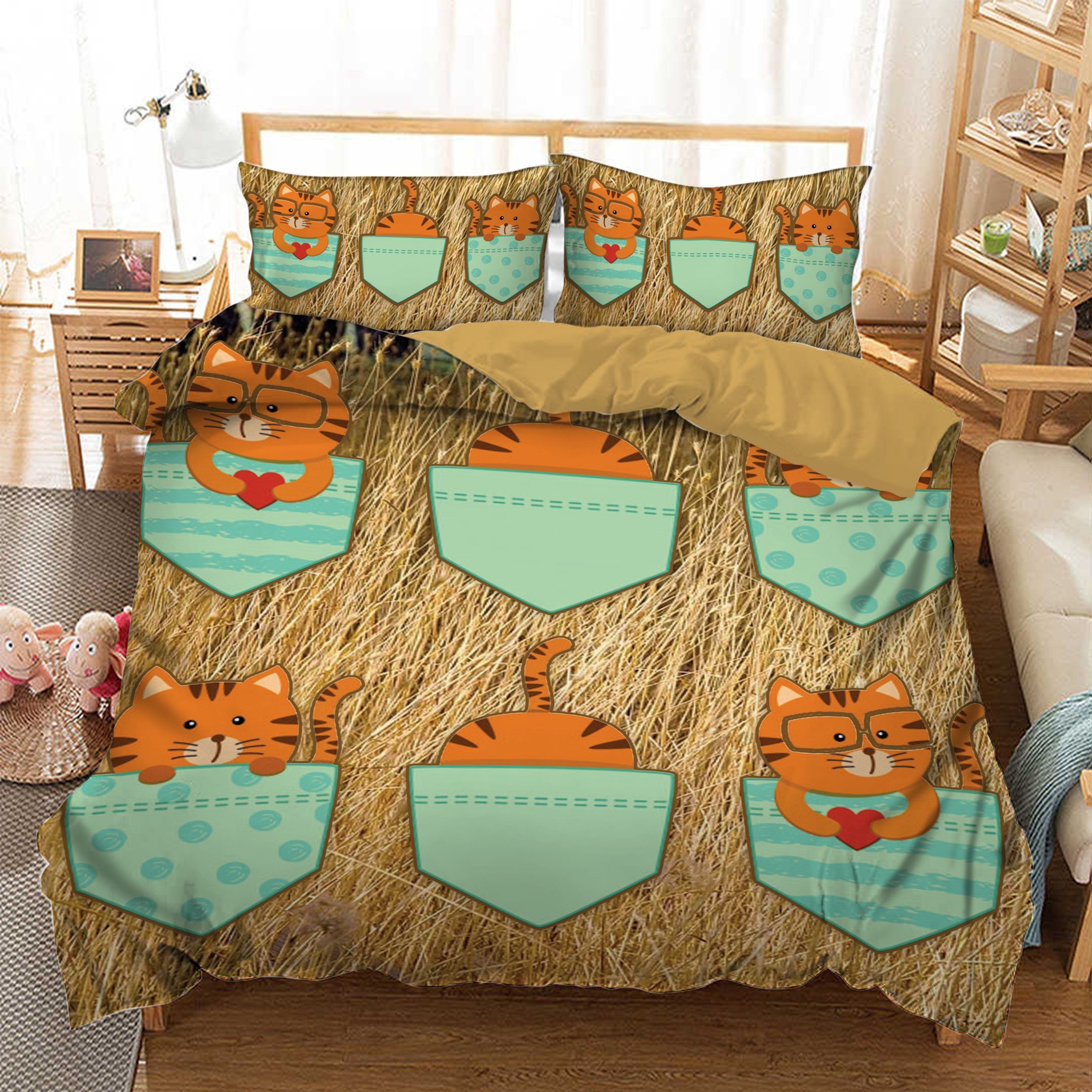 Cat  Bedding Set