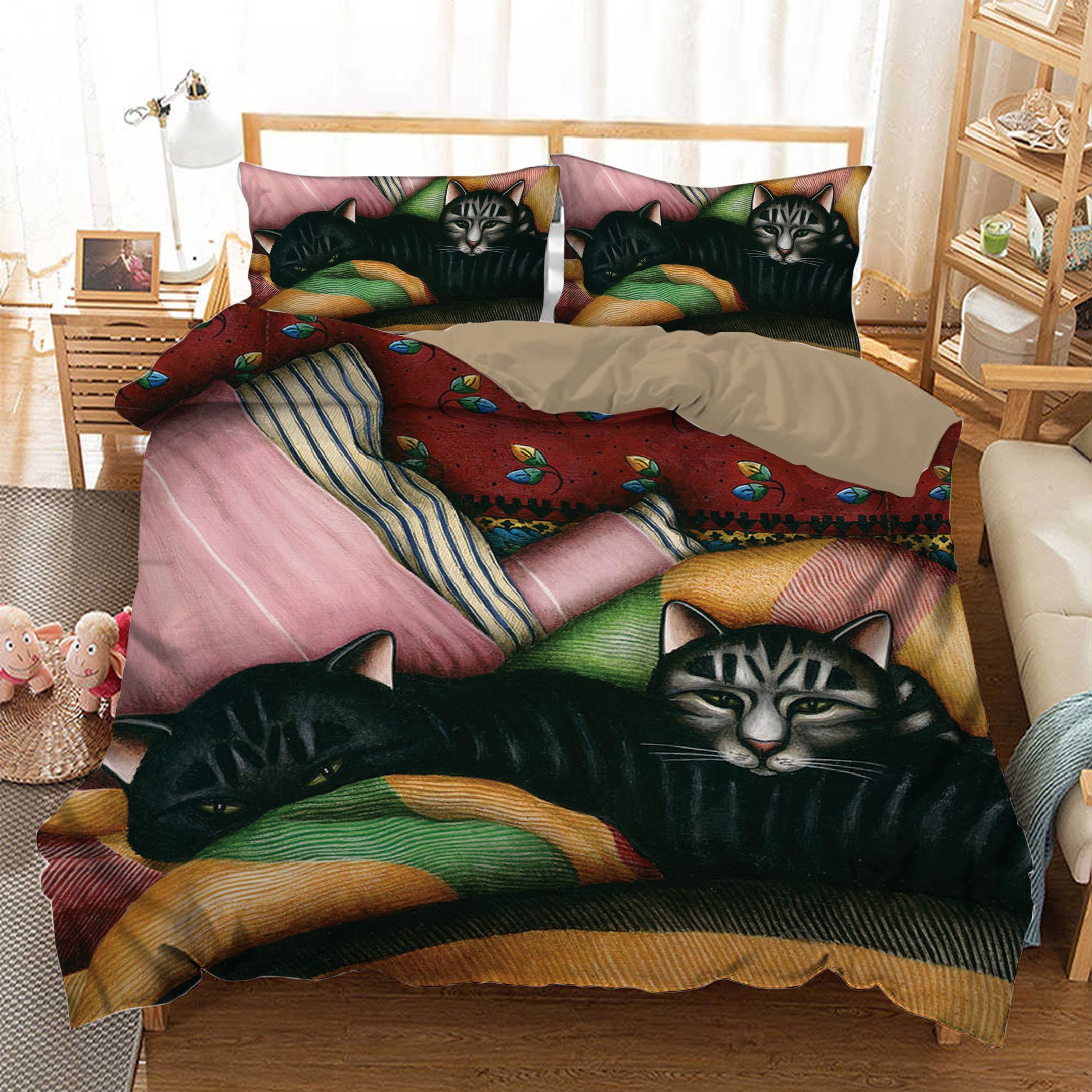 Cat  Bedding Set