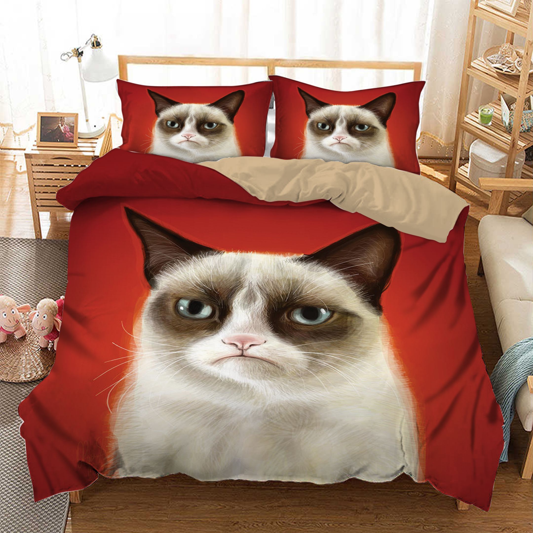 Cat  Bedding Set