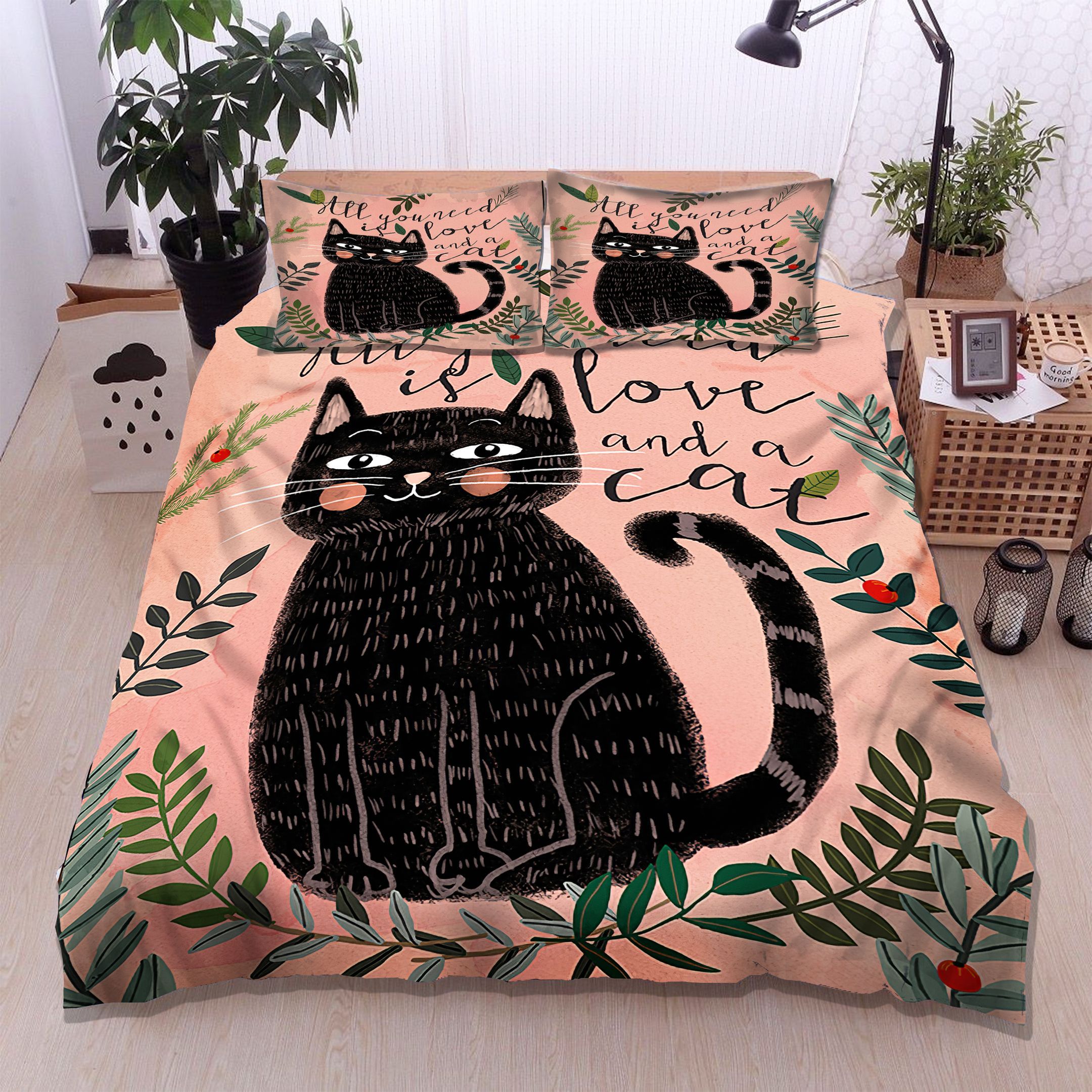 Cat  Bedding Set