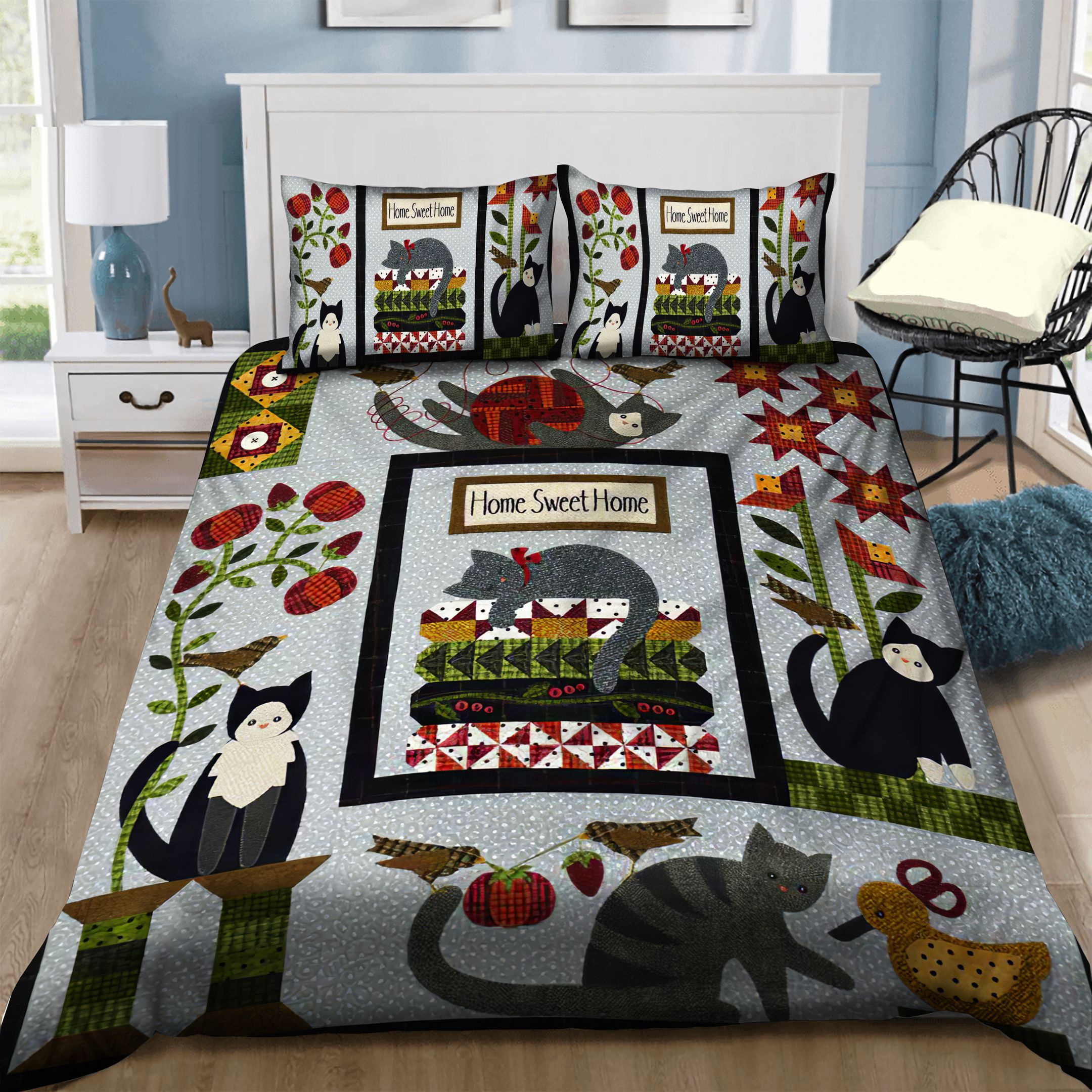 Cat Bedding Set