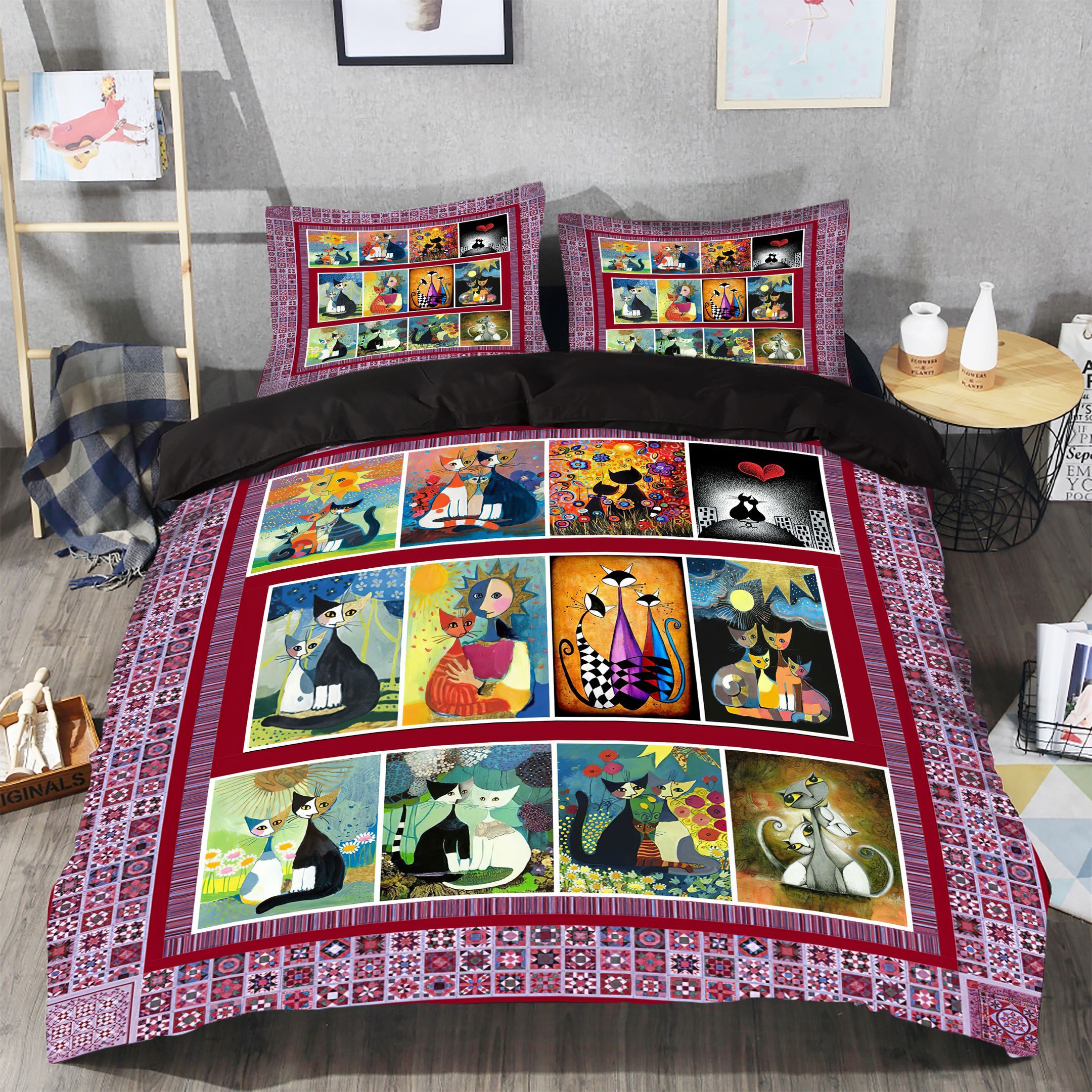 Cat Bedding Set