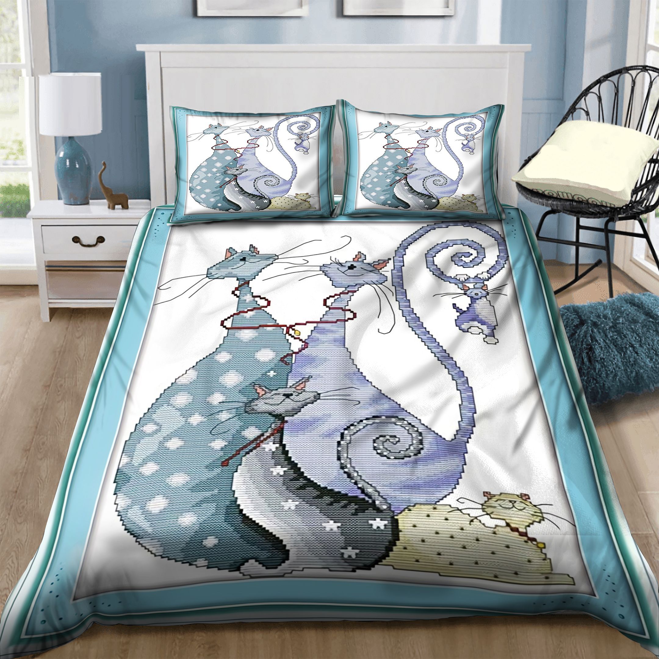 Cat Bedding Set
