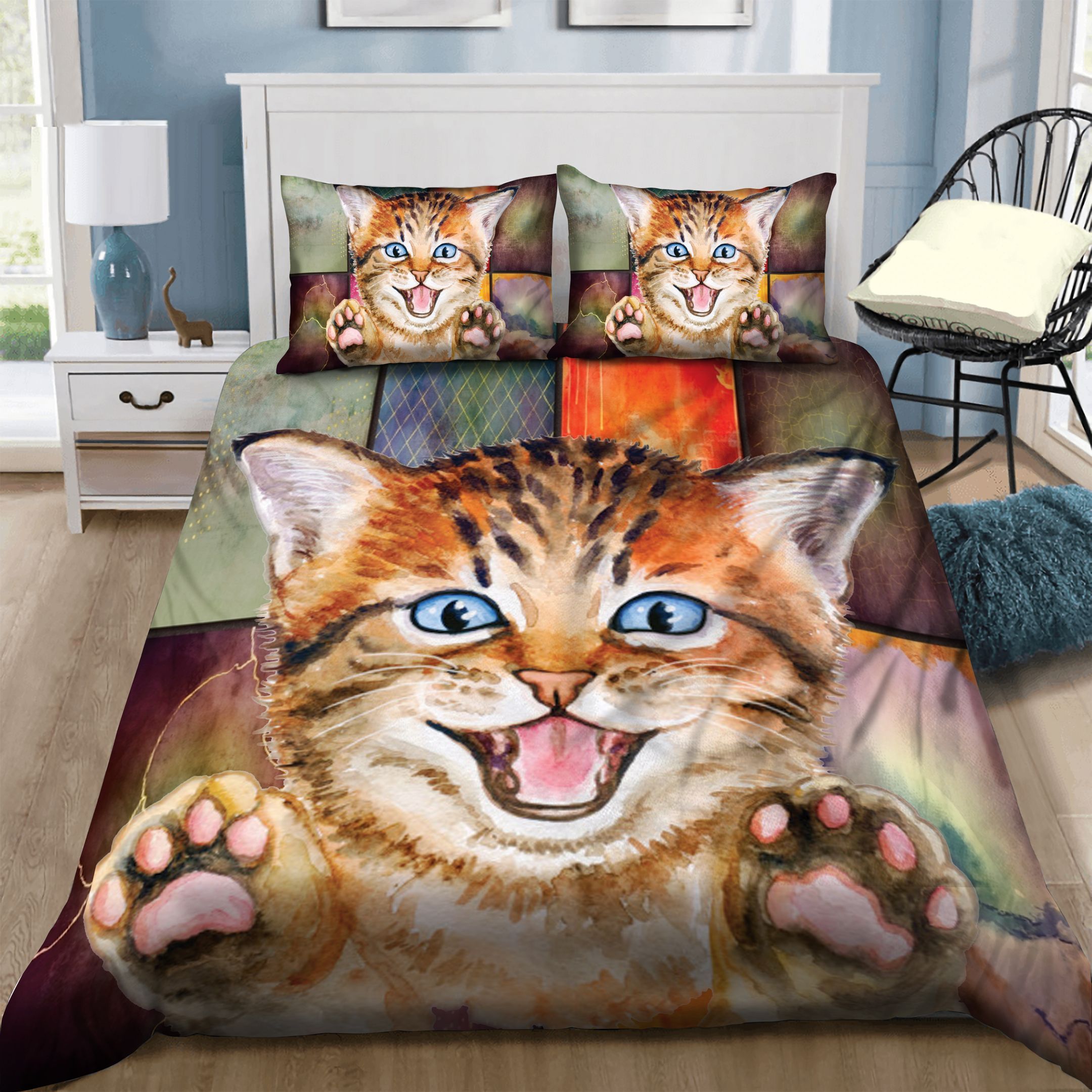 Cat Bedding Set