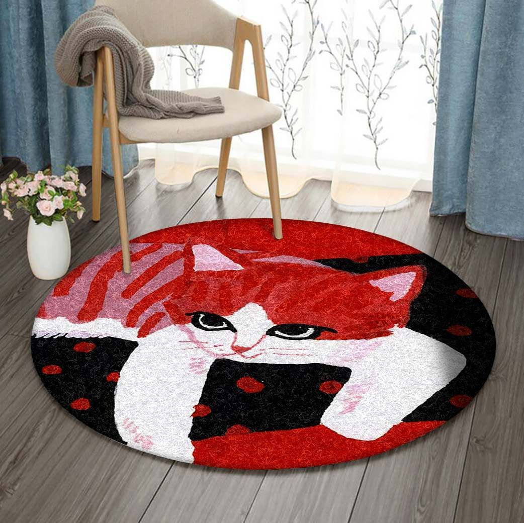 Cat Round Carpet