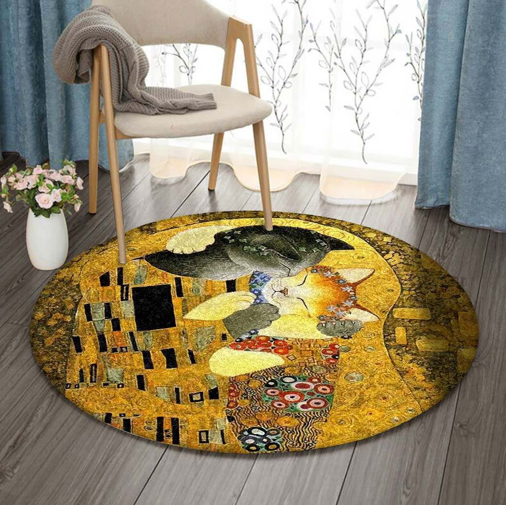 Cat Round Carpet