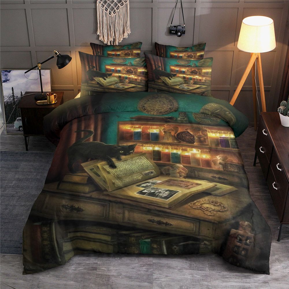 Cat Book Bedding Set