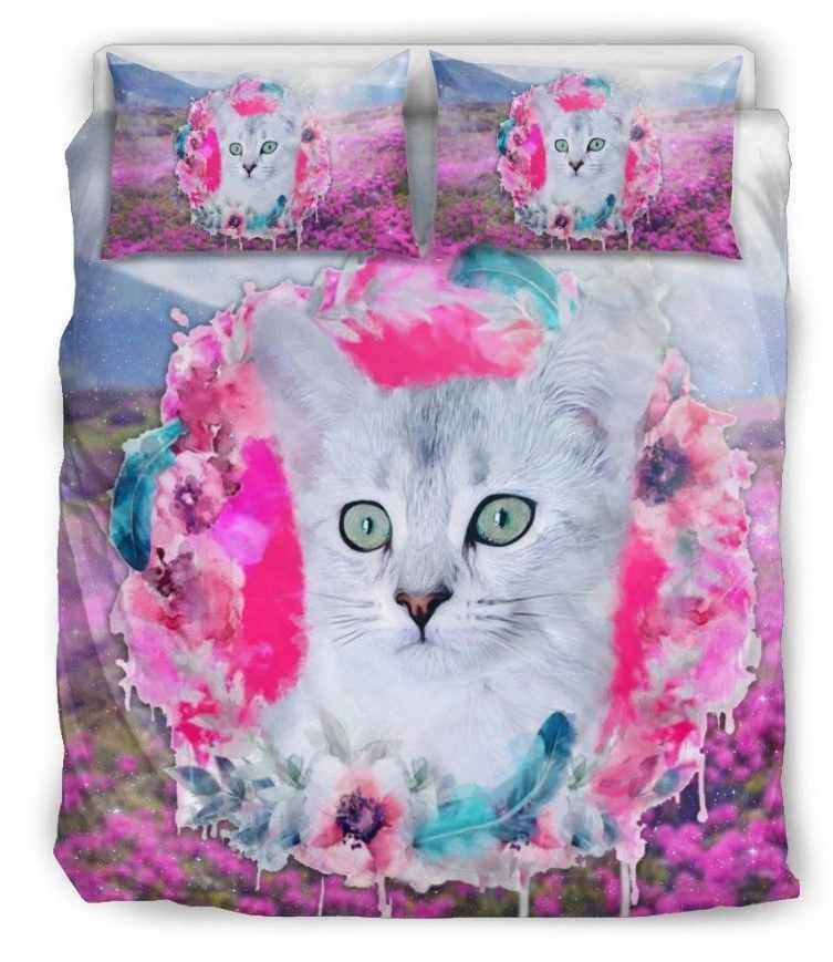 Cat Bouquet Bedding Set