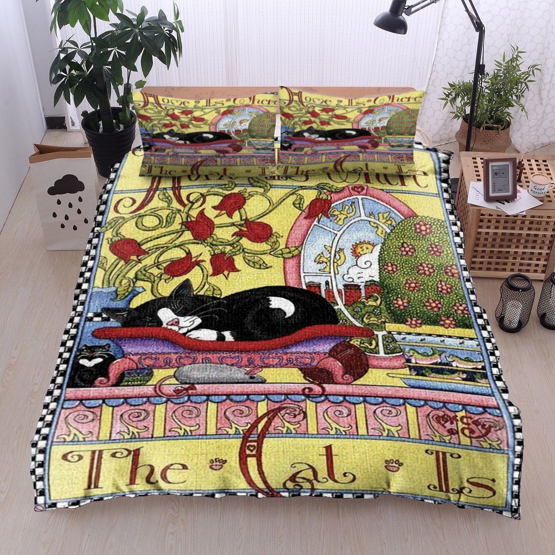 Cat Bedding Set