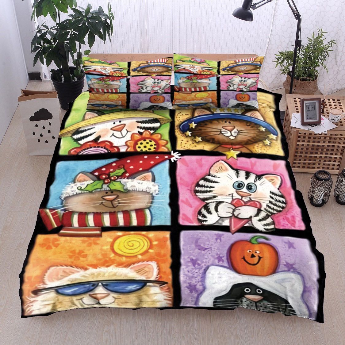 Cat Bedding Set