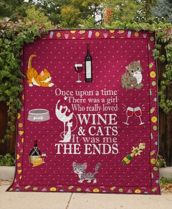 Cat Cat And Wine Quilt Blanket DHC31121034TD