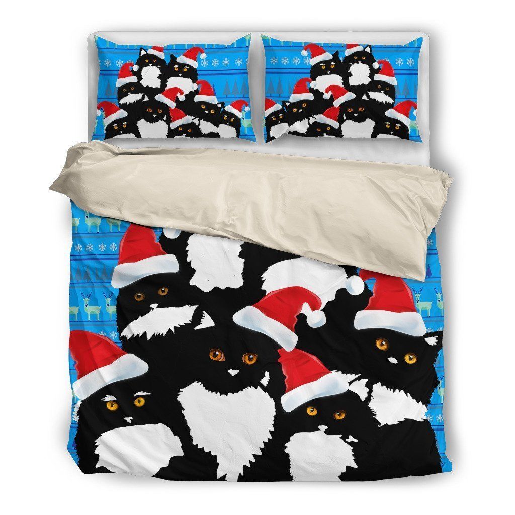 Cat Christmas Bedding Set