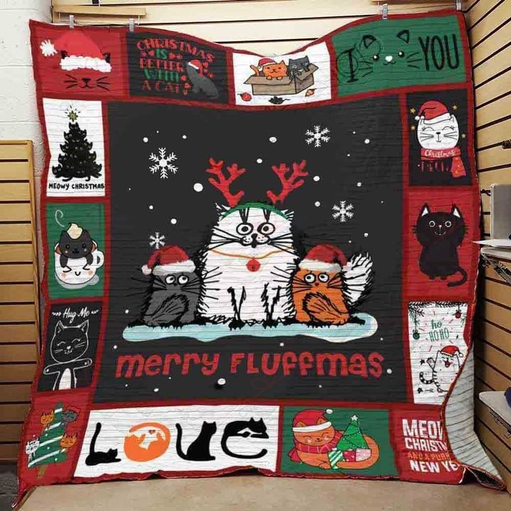 Cat Christmas DTC0412655 Quilt Blanket