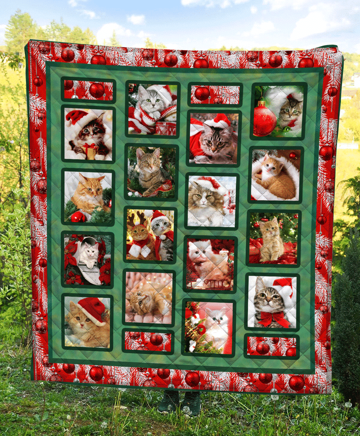 Cat Christmas DTC2311788 Quilt Blanket