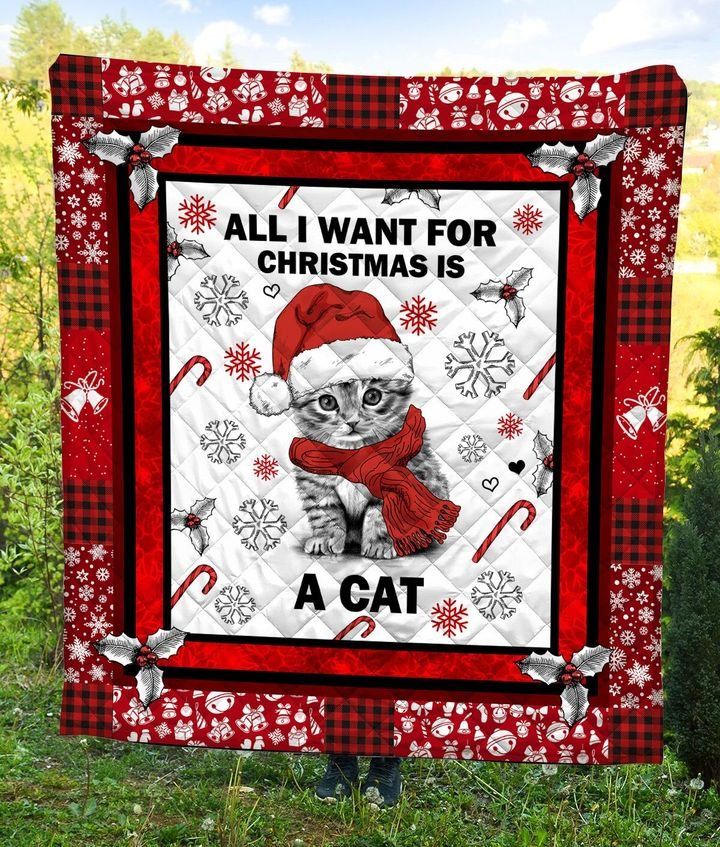 Cat Christmas DTC2311793 Quilt Blanket
