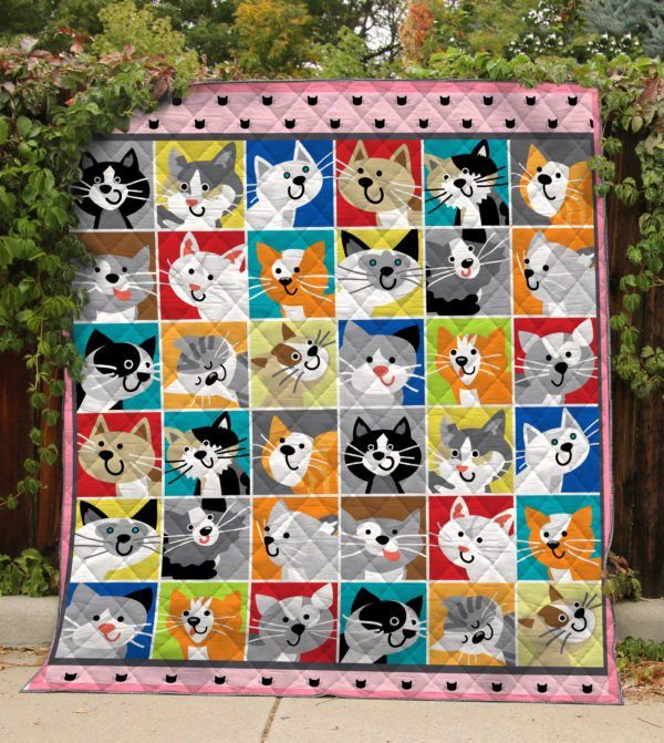 Cat CL14100064MDQ Quilt Blanket