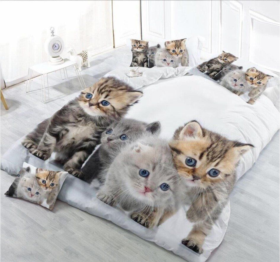 Cat Bedding Set