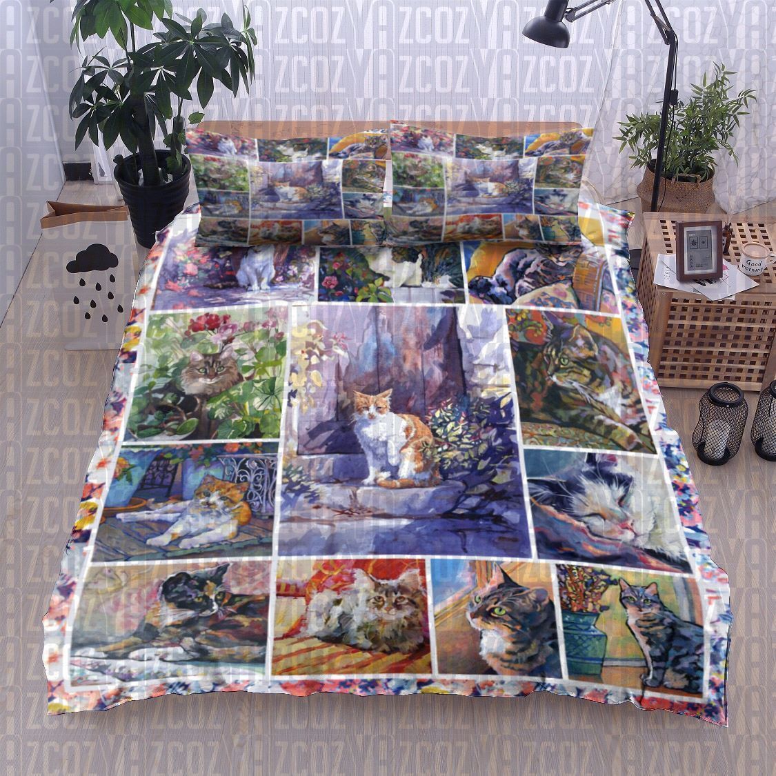 Cat Bedding Set