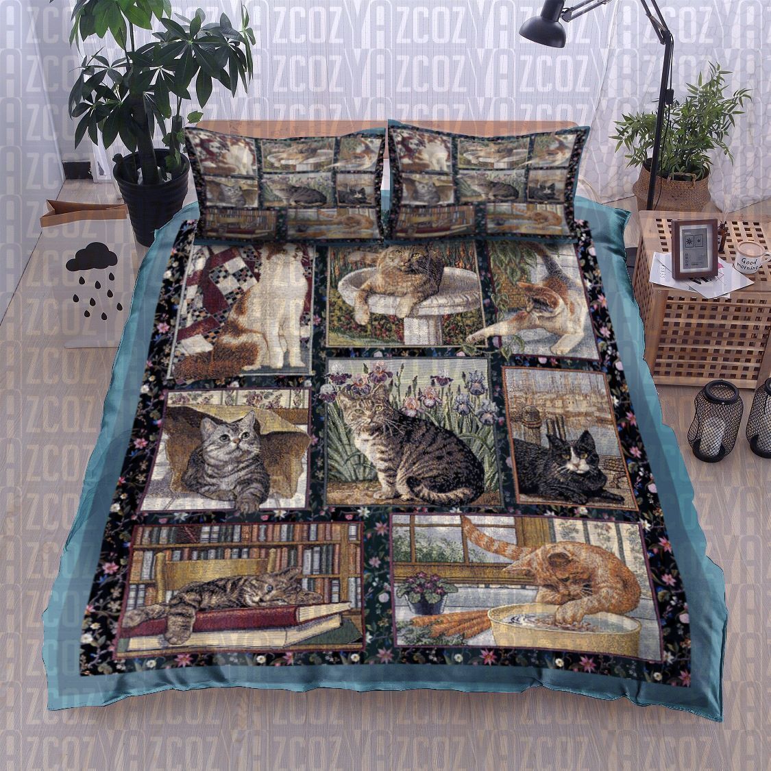 Cat Bedding Set