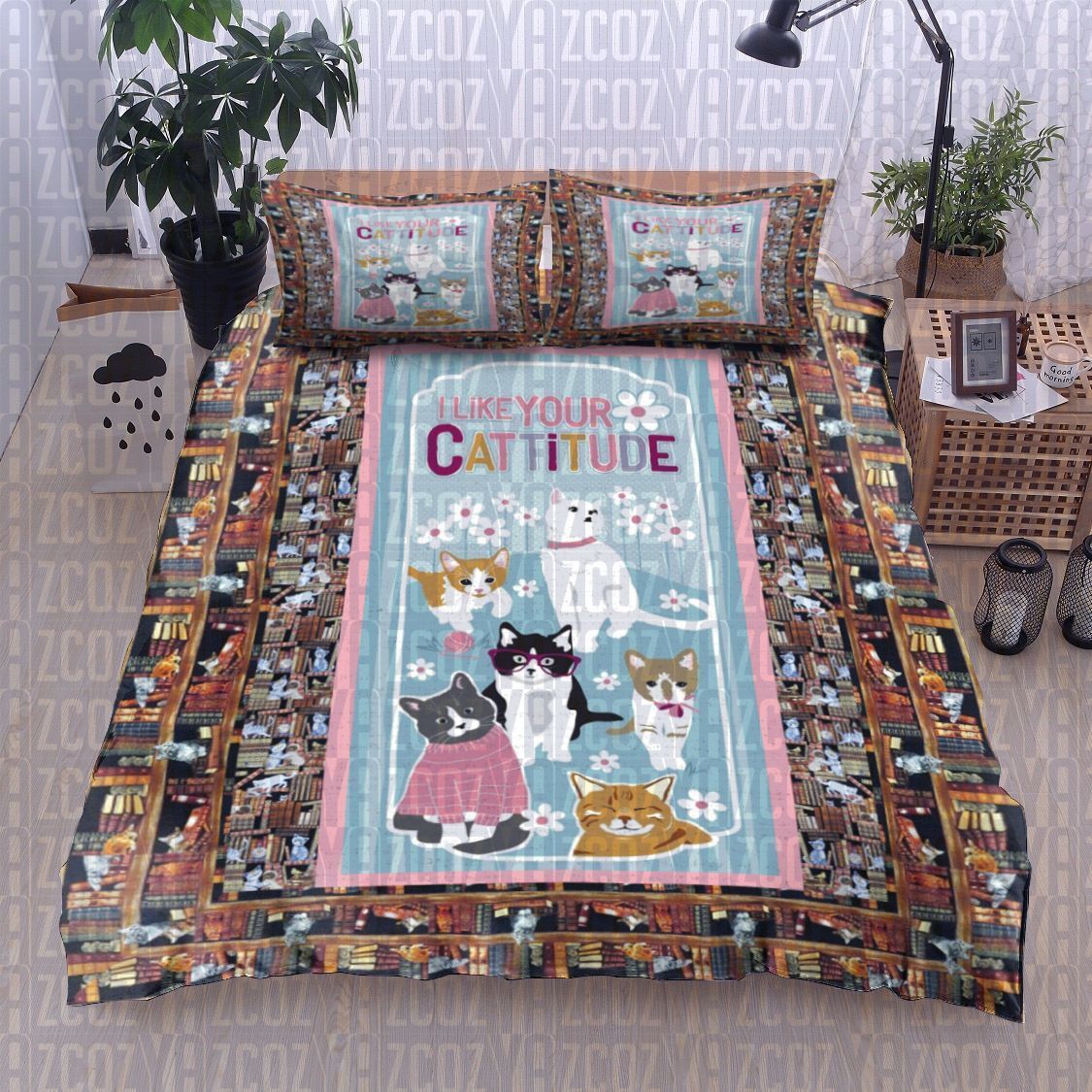 Cat Bedding Set